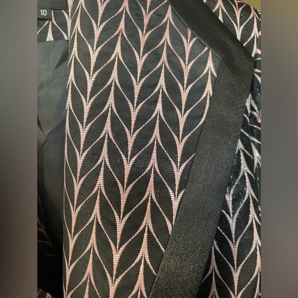 Vintage Natasia Collection New York Rhinestone Button Long Suit Jacket - Picture 3 of 3